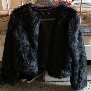Short fur coat